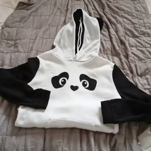 Women's panda hoodie.